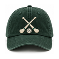 The Hurling Mood — Vintage Dad Cap | Forest Green